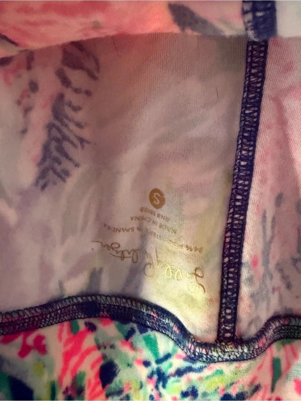 Lilly Pulitzer Larina Velour hoodie and pants - Picture 6 of 6